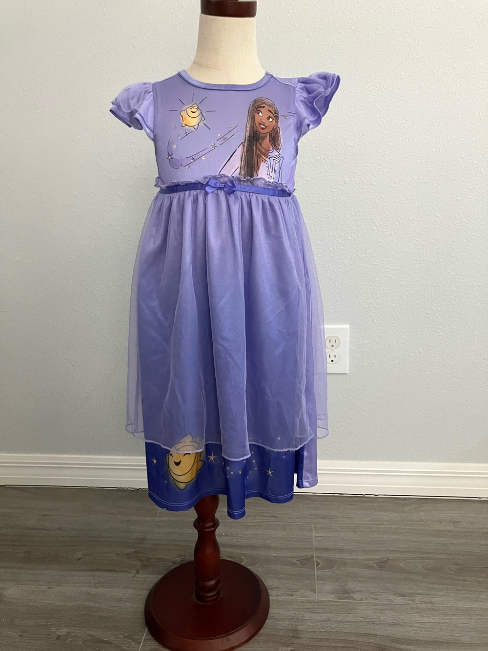 DISNEY Toddler Girls Wish Inspired Nightgown | 4T
